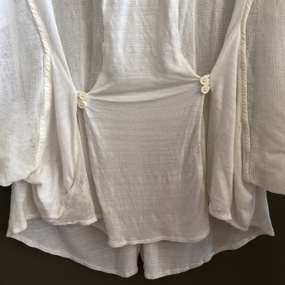 Free People White Peasant Blouse - Picture 5 of 5